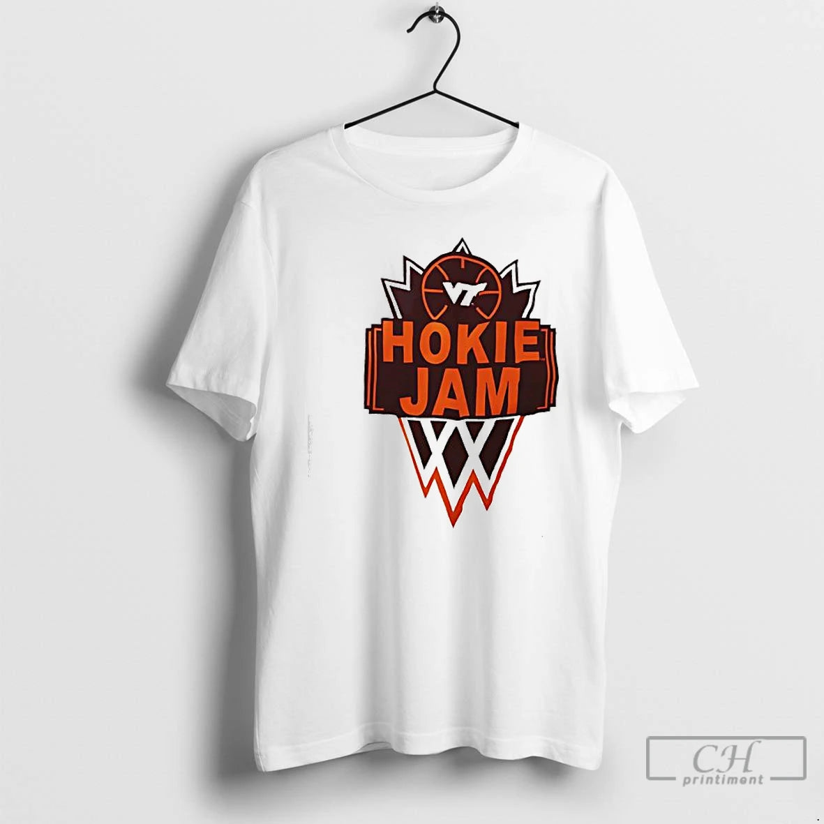 Classic Virginia Tech Womens Basketball Hokie Jam Graphic