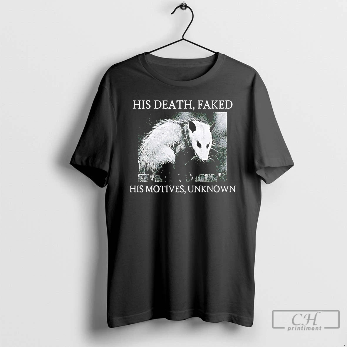 Classic Virginia Opossum His Death Faked His Motives Unknown T Shirts