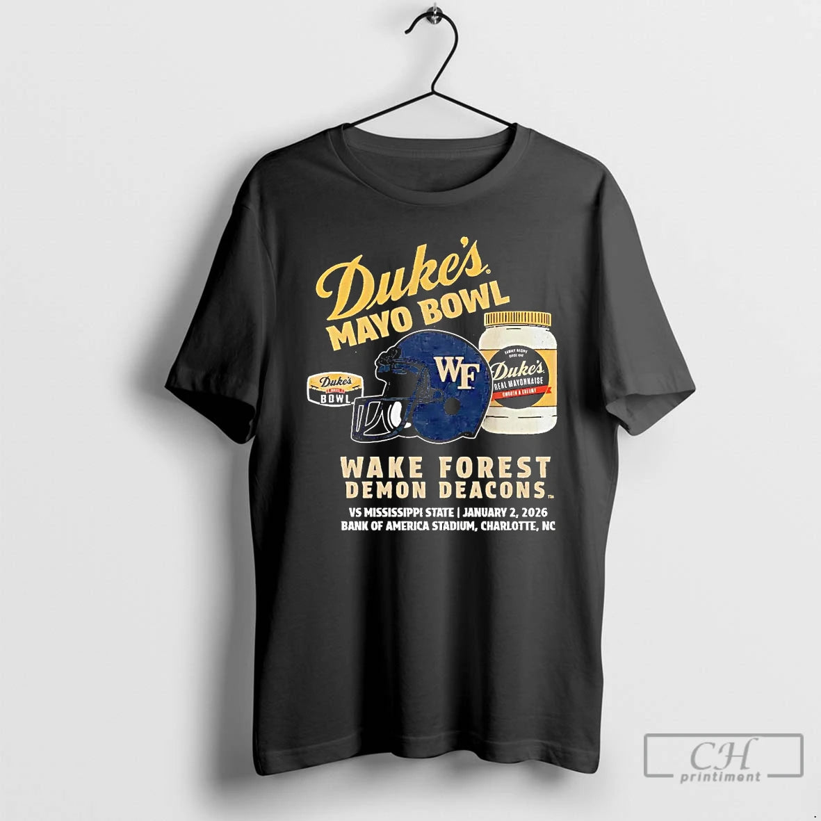 Classic Wake Forest Demon Deacons 2026 Dukes Mayo Bowl Helmet T-Shirts, Hoodie, Sweatshirt | AU18TeeNovaLab.com