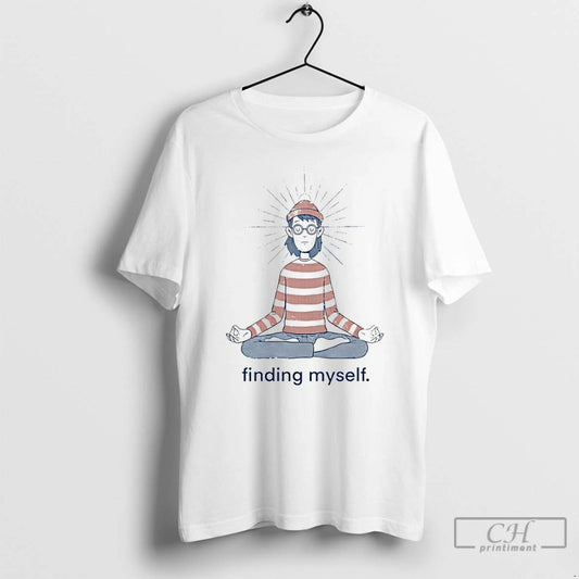 Classic Waldo Yoga Finding Myself T-Shirts, Hoodie, Sweatshirt | AU18TeeNovaLab.com