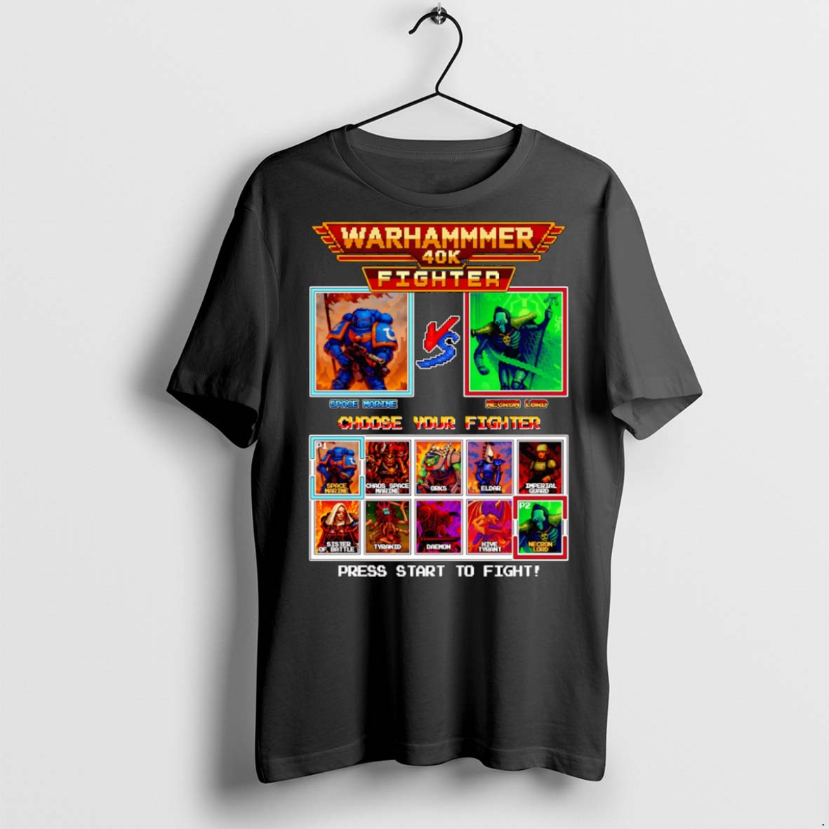 Classic Warhammer 40k Fighter Choose Your Fighter T Shirts