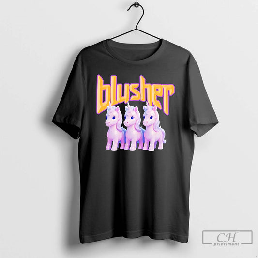 Classic Warner Rmusic Blusher Unicorn T Shirts