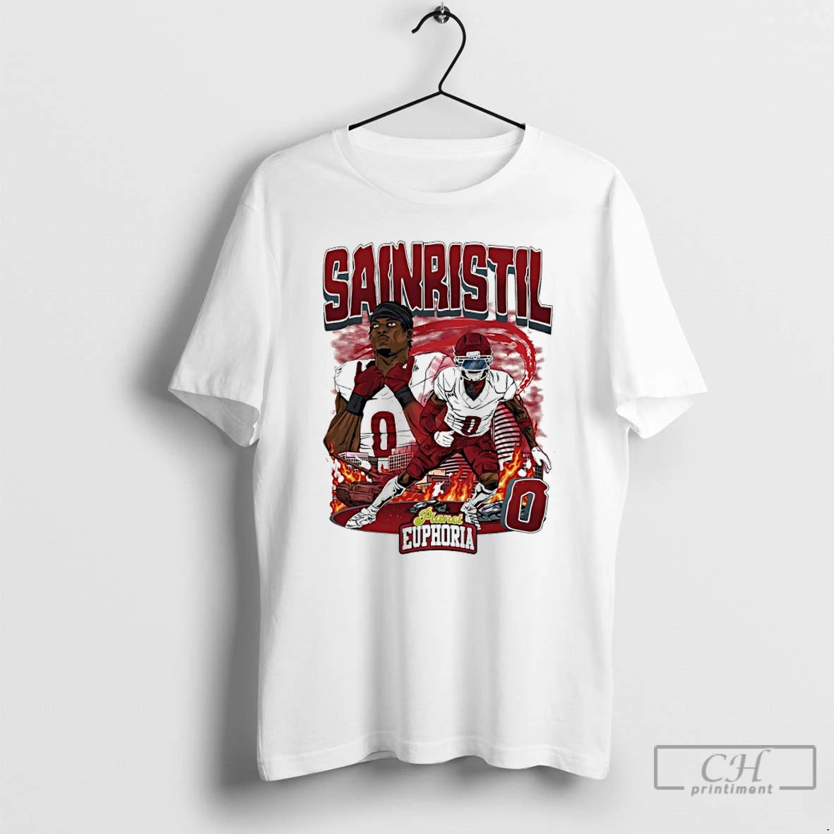 Classic Washington Football Mike Sainristil Player Comic T-Shirts, Hoodie, Sweatshirt | AU18TeeNovaLab.com