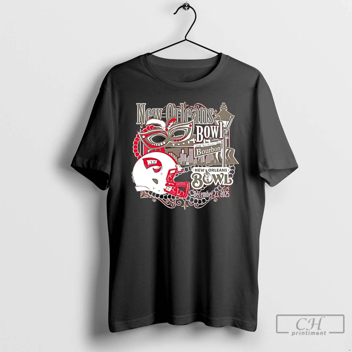 Classic Western Kentucky Hilltoppers 2025 New Orleans Bowl Mask T-Shirts, Hoodie, Sweatshirt | AU18TeeNovaLab.com