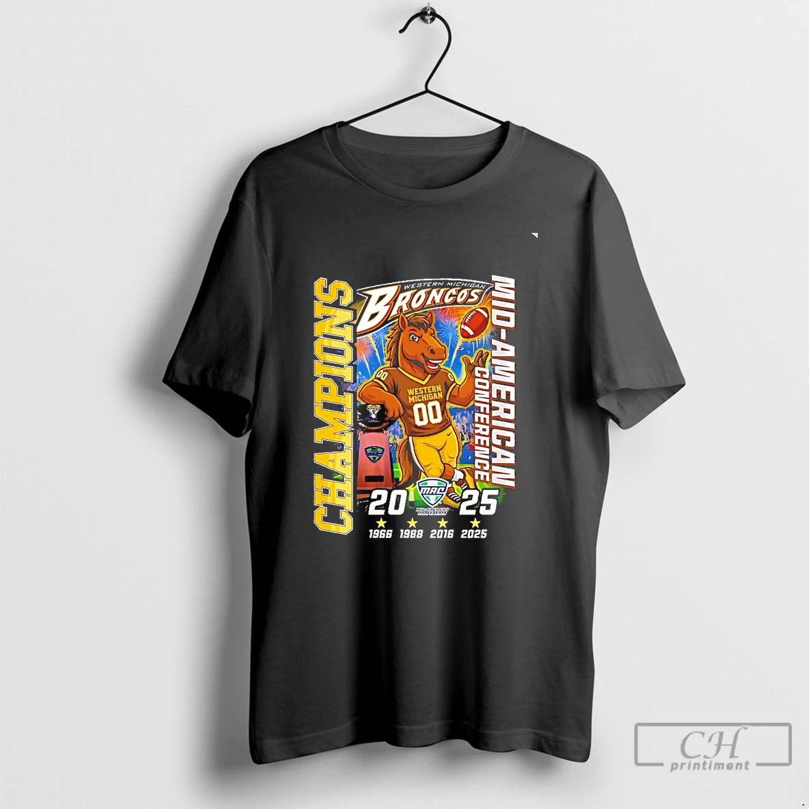 Classic Western Michigan Broncos 2025 3 Time Mac Champions Chriast T-Shirts, Hoodie, Sweatshirt | AU18TeeNovaLab.com