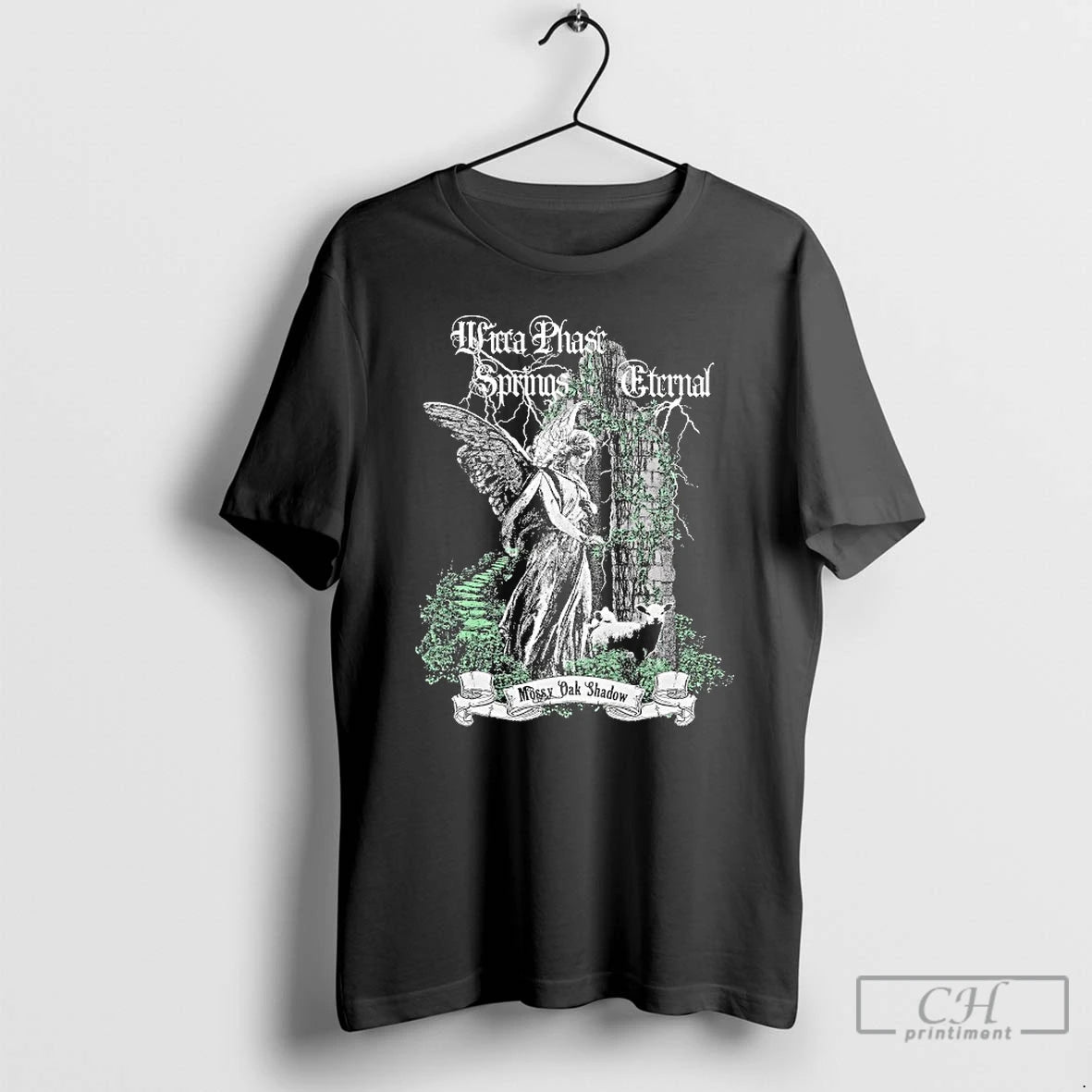 Classic Wicca Phase Springs Eternal Mossy Oak Shadow Angel T-Shirts, Hoodie, Sweatshirt | AU18TeeNovaLab.com