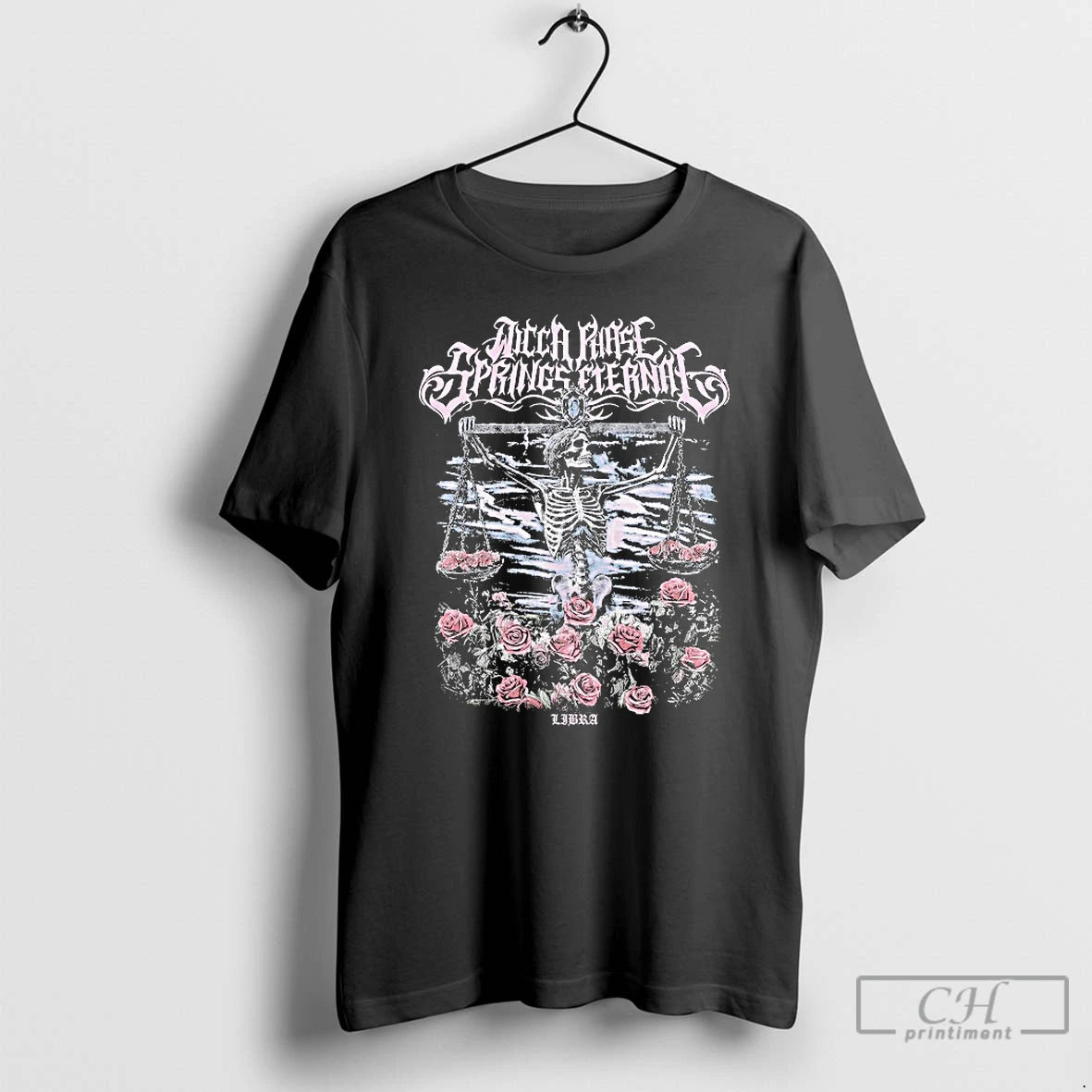 Classic Wicca Phase Springs Eternal Skeleton Roses T-Shirts, Hoodie, Sweatshirt | AU18TeeNovaLab.com