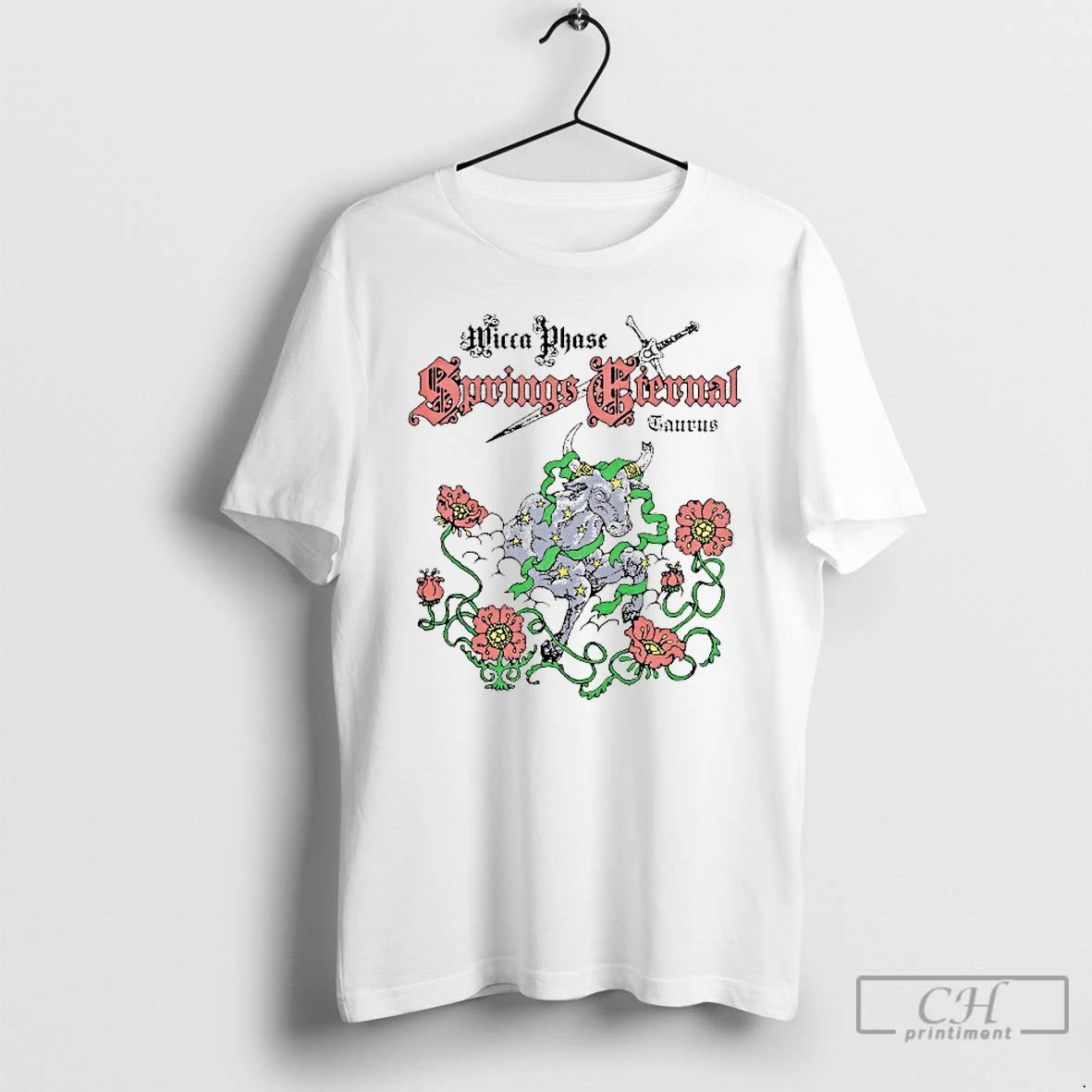 Classic Wicca Phase Springs Eternal Taurus Sword T-Shirts, Hoodie, Sweatshirt | AU18TeeNovaLab.com