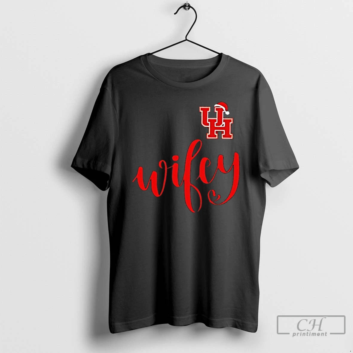 Classic Wifey Houston Cougars Santa Hat Merry Christmas T-Shirts, Hoodie, Sweatshirt | AU18TeeNovaLab.com
