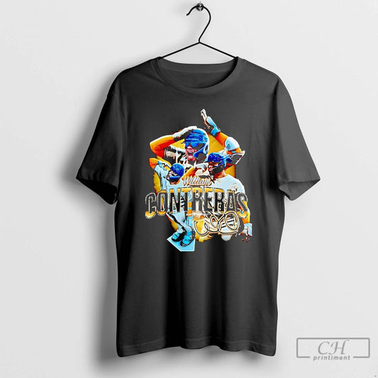 Classic William Contreras Picture Collage Milwaukee Brewers T Shirts