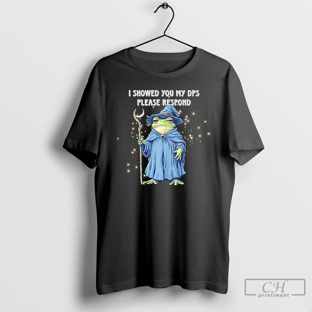 Classic Wizard Frog I Showed You My Dps Please Respond T-Shirts, Hoodie, Sweatshirt | AU18TeeNovaLab.com