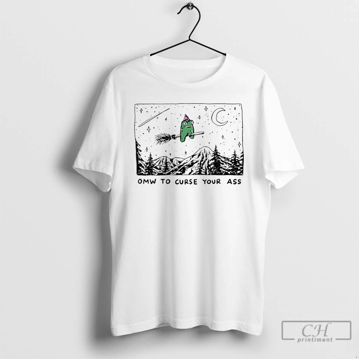 Classic Wizard Frogs Omw To Curse Your Ass T-Shirts, Hoodie, Sweatshirt | AU18TeeNovaLab.com