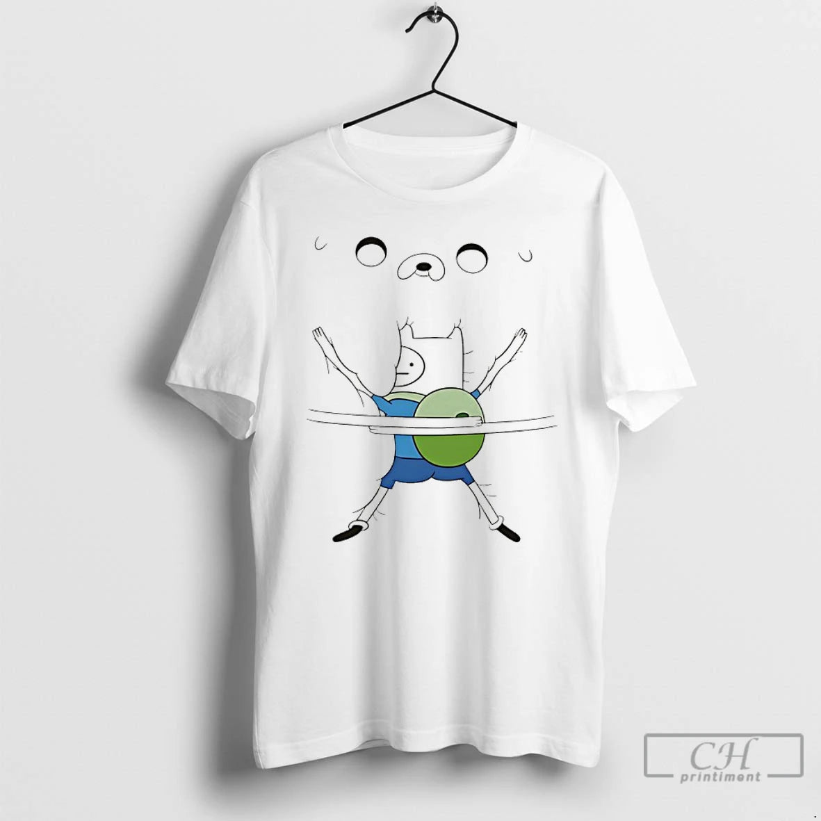 Classic Woman Wearing Adventure Time Bro Hug T-Shirts, Hoodie, Sweatshirt | AU18TeeNovaLab.com