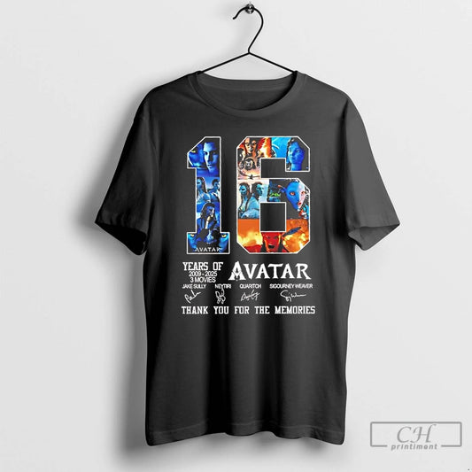 Classic Year Of Avatar 2009 2025 3 Movies Thank You For The Memories T Shirts Hoodie, Sweatshirt | AU18TeeNovaLab.com