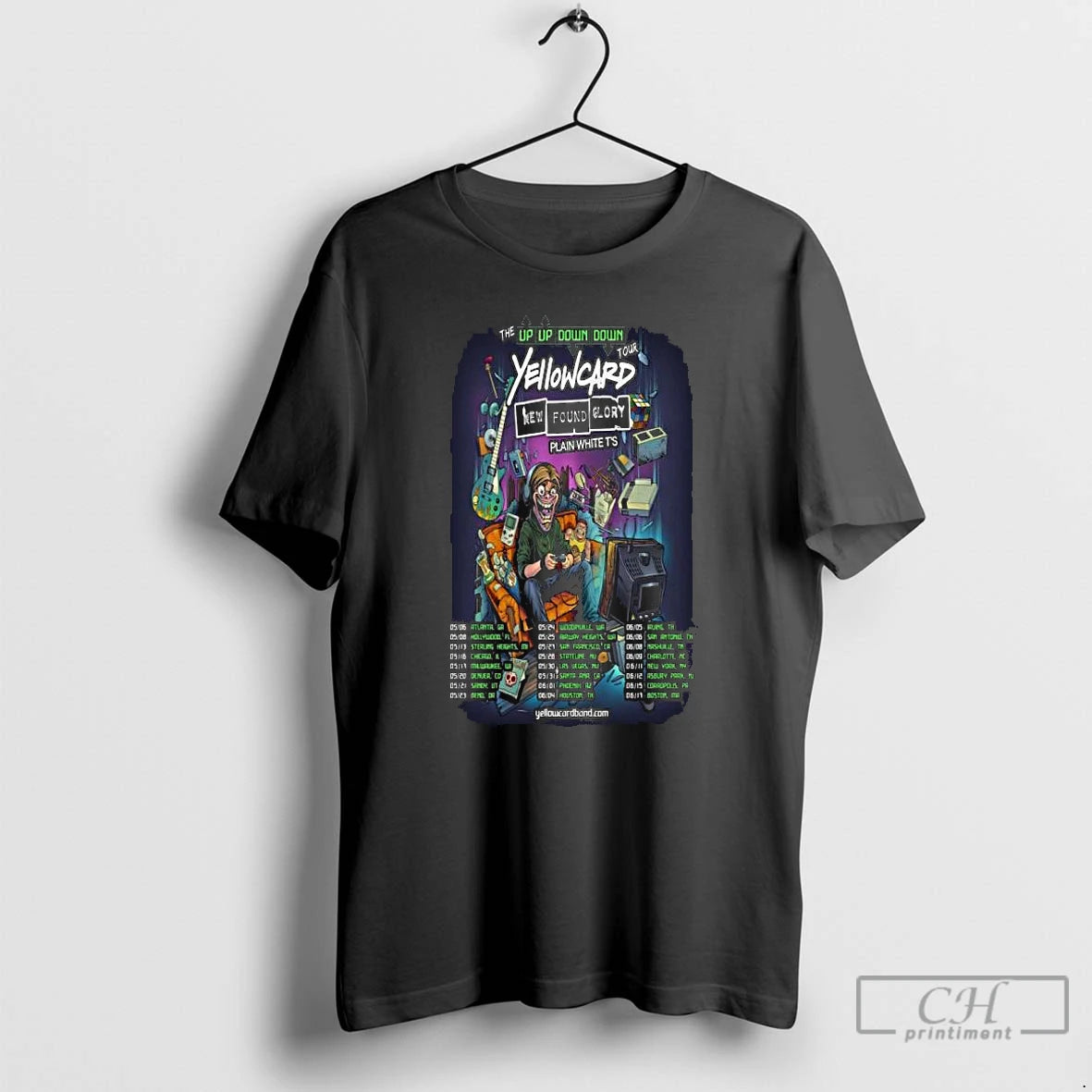 Classic Yellowcard The Up Up Down Down Tour 2026 T-Shirts, Hoodie, Sweatshirt | AU18TeeNovaLab.com