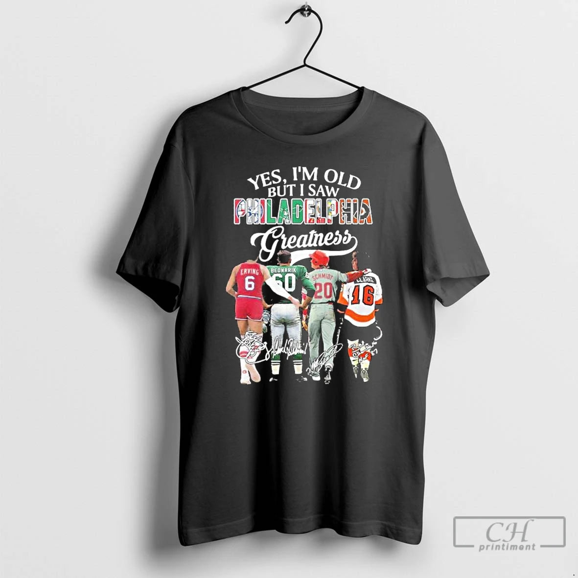 Classic Yes Im Old But I Saw Philadelphia Sports Teams Greatness T-Shirts, Hoodie, Sweatshirt | AU18TeeNovaLab.com