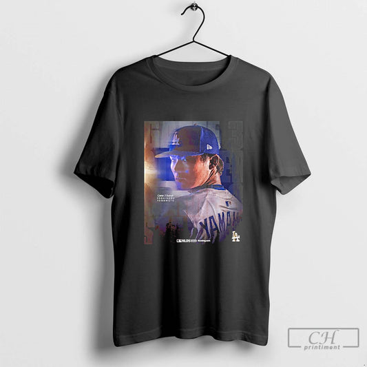 Classic Yoshinobu Yamamoto Los Angeles Dodgers Game 3 Starter Mlb Nlds 2025 Blackshirt T Shirts