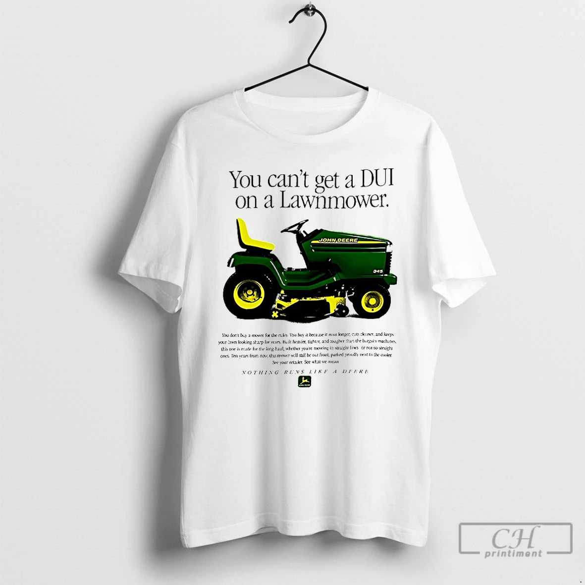 Classic You Cant Get A Dui On A Lawnmower T Shirts