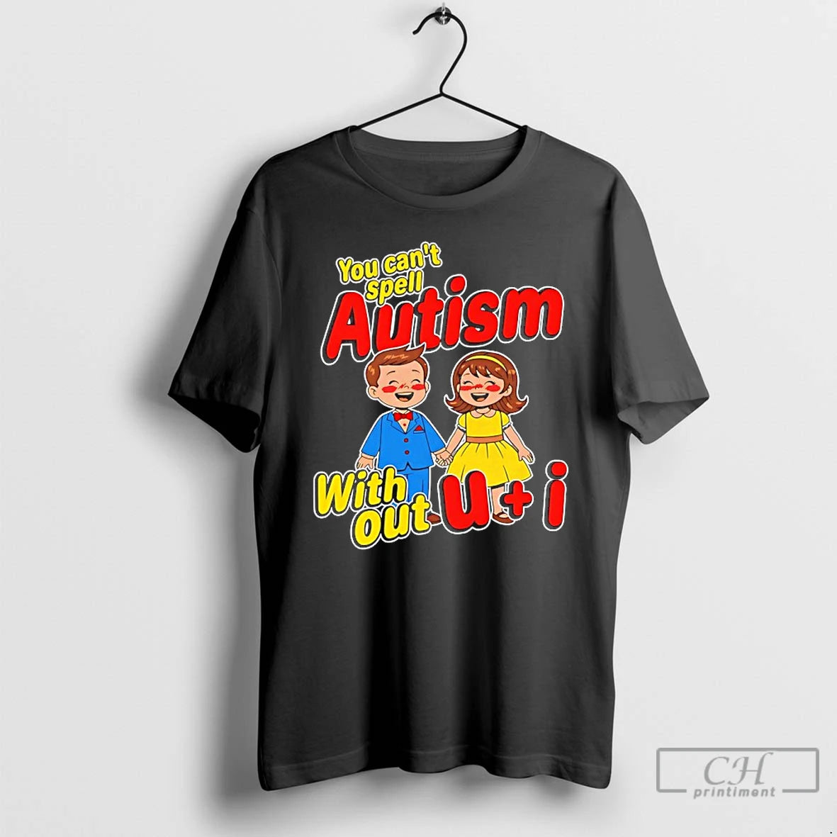 Classic You Cant Spell Autism Without U I T-Shirts, Hoodie, Sweatshirt | AU18TeeNovaLab.com