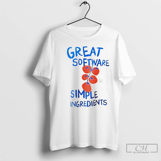 Classic Zeno Rocha Great Software Resend Studios Simple Ingredients Christmas T-Shirts, Hoodie, Sweatshirt