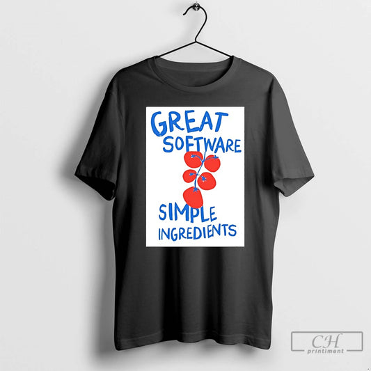 Classic Zeno Rocha Great Software Resend Studios Simple Ingredients T-Shirts, Hoodie, Sweatshirt | AU18TeeNovaLab.com