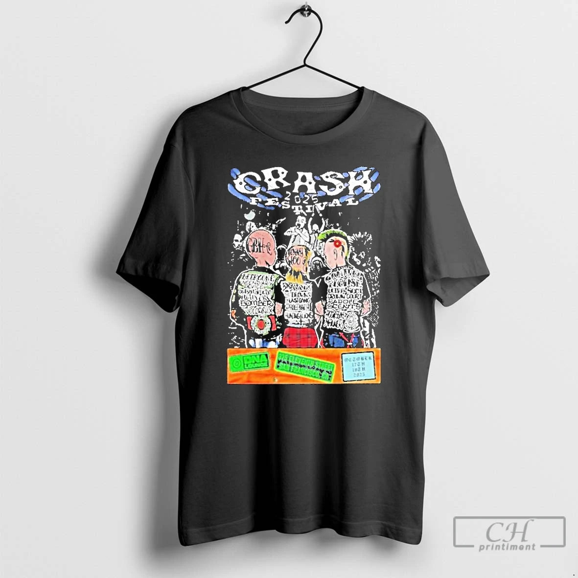 Classic Crash Festival San Francisco Ca October 17 18 2025 T Shirts