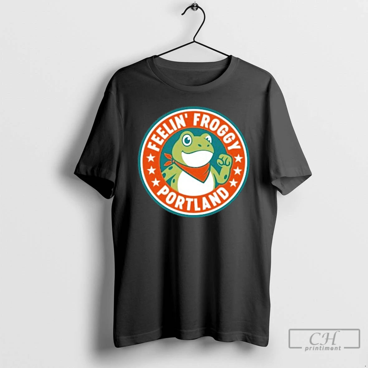Classic Feelin Froggy Portland Frog Protest Anti Ice T Shirts