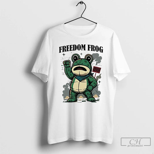 Classic Portland Frog Freedom Frog T Shirts