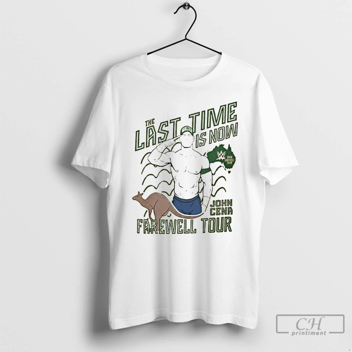 Classic The Last Time Is Now John Cena Farewell Tour Australia T Shirts