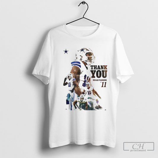 Dallas Cowboys Thank You Micah Parsons 11 Graphic
