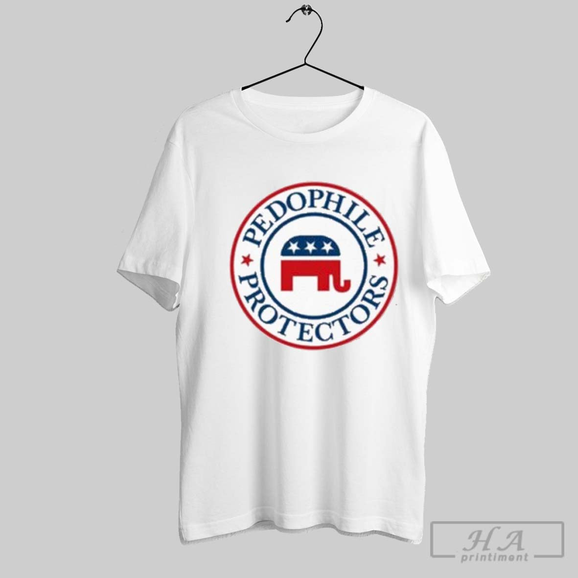 Democrats Pedophile Protectors Elephant T Shirts