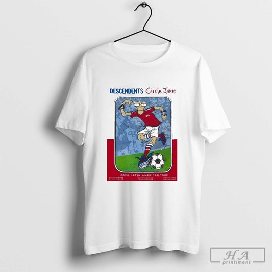 Descendents Circle Jerks 2024 Latin American Tour Santiago Chile T Shirts
