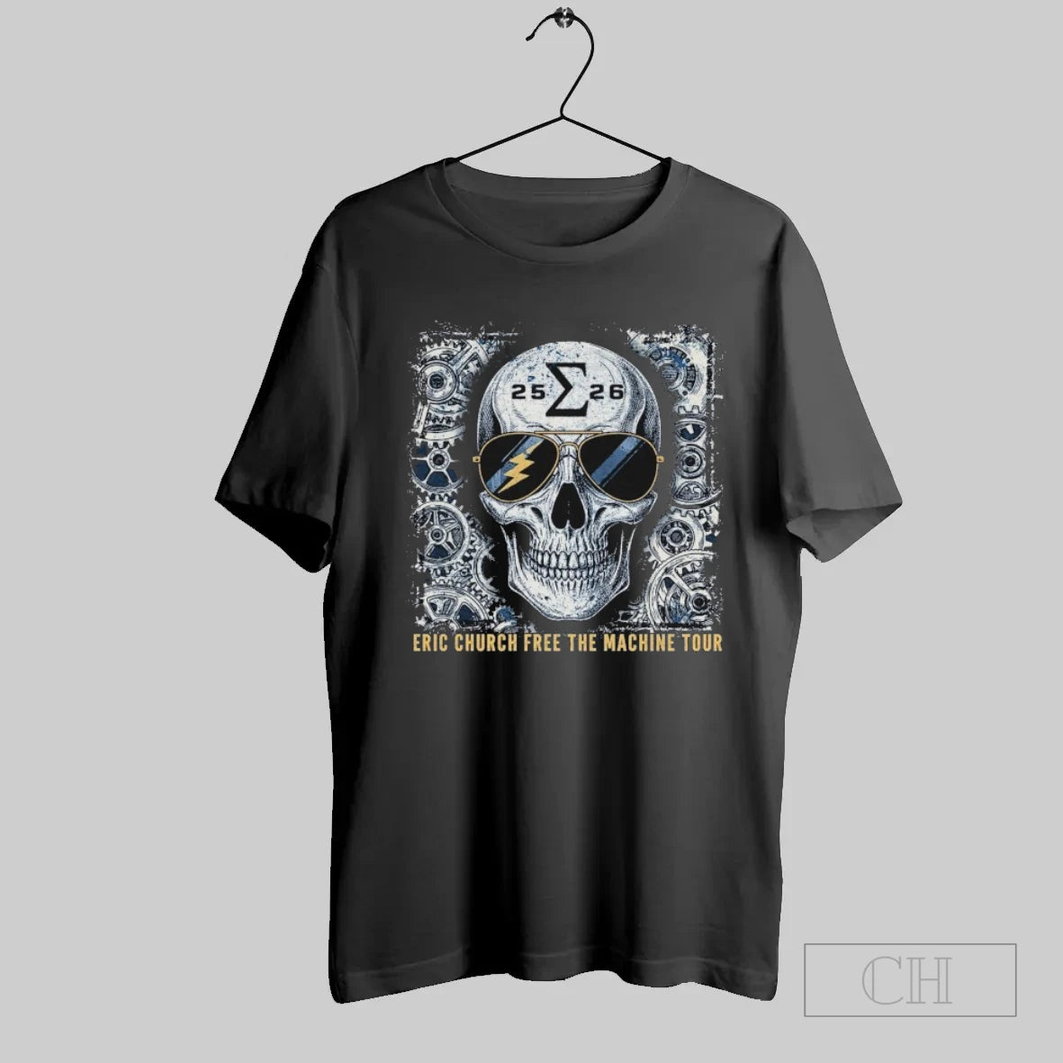 Eric Church Free The Machine Tour 2025 Skull