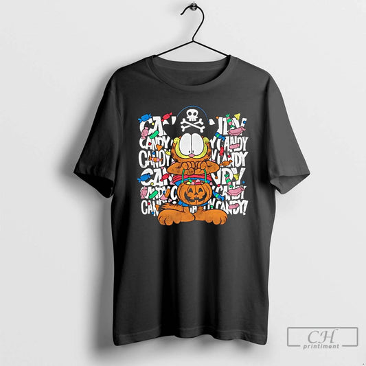 Garf Trick Or Treat Candy Candy Candy Halloween T Shirts