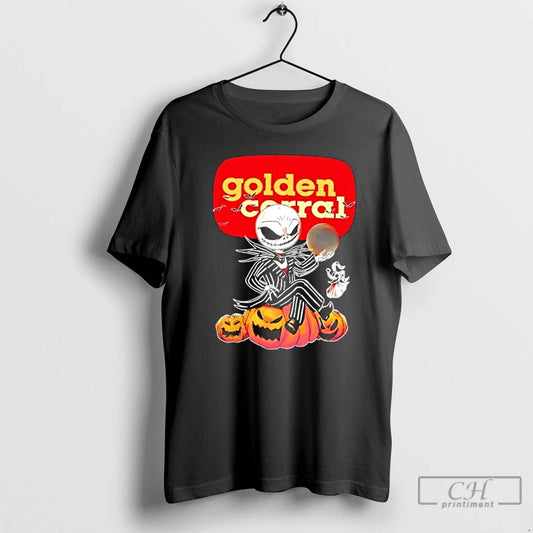 Golden Corral X Jack Skellington Happy Halloween T Shirts