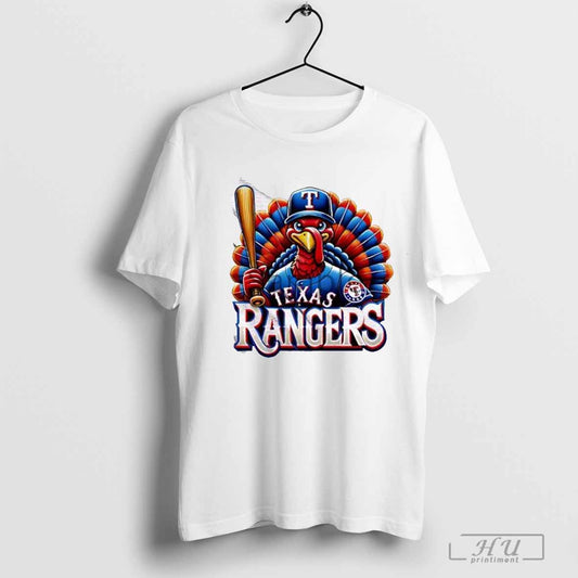 Happy Thanksgiving Texas Rangers Baseball Turkey