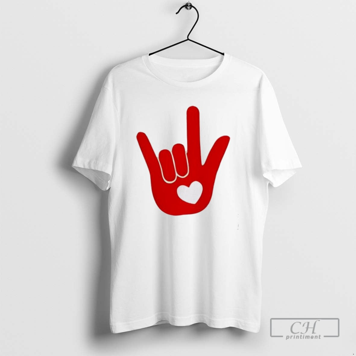 I Love You Sign Language Hand Heart T Shirts