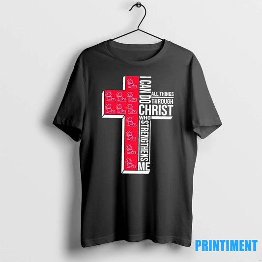 I Can Do All Things Through Christ Who Strengthens Me Ole Miss Football Cross Tshirts