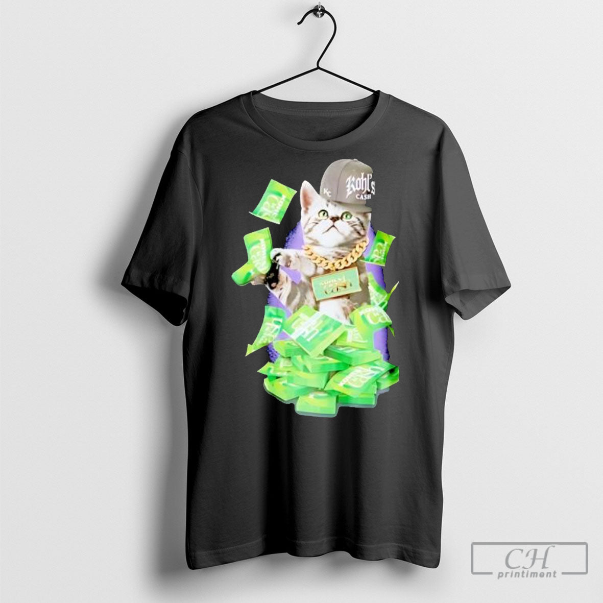 Kohls Cash Kitty Graphic Funny Cat Shirts