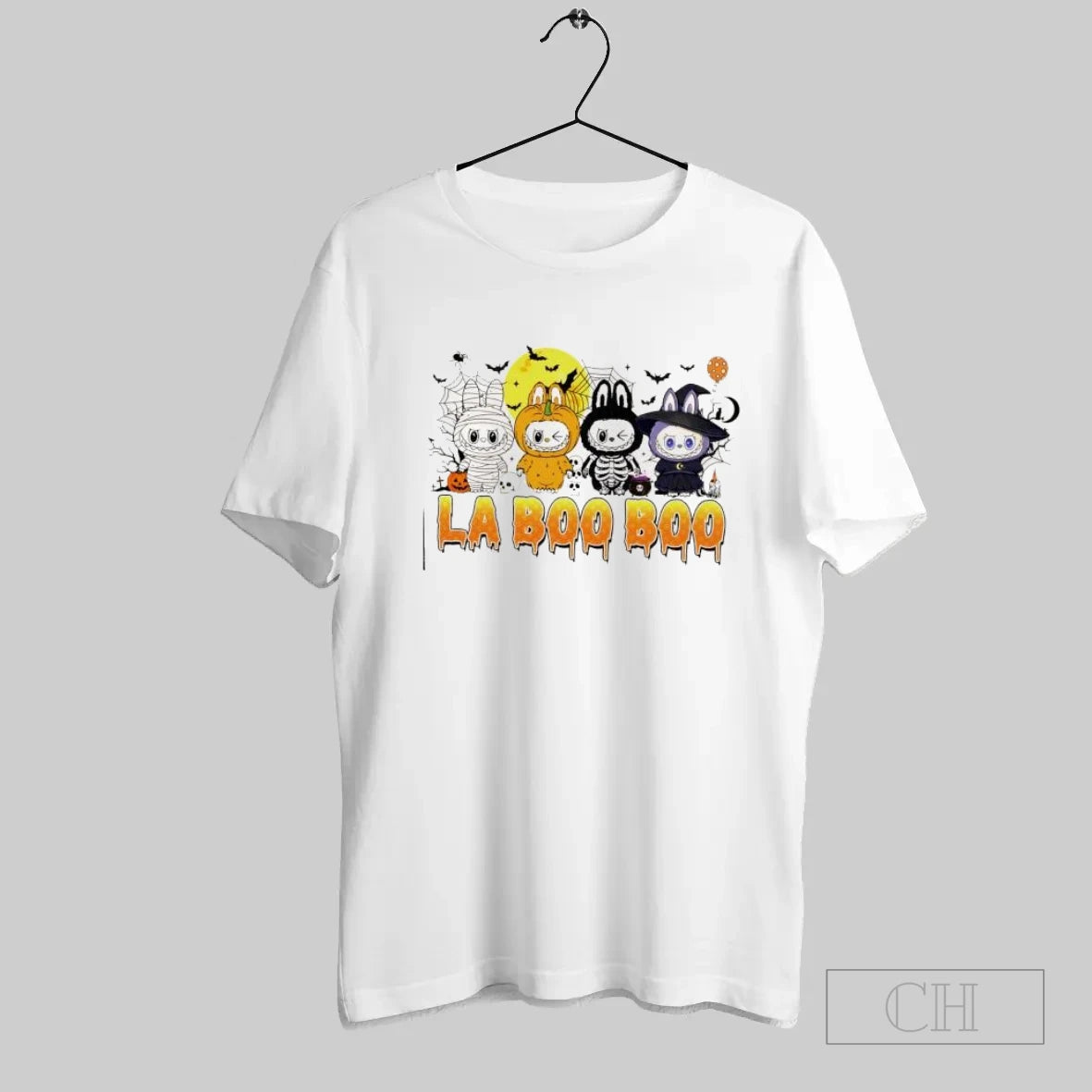 La Boo Boo Cartoon Ghost Characters Happy Halloween