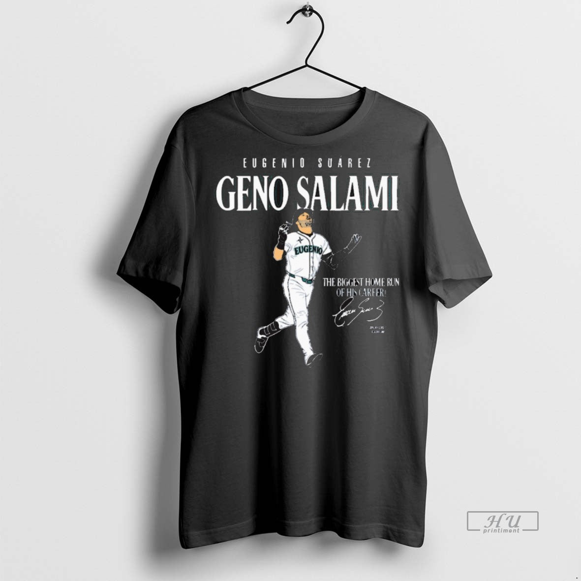 Limited Edition Eugenio Suarez Geno Salami The Biggest Home Run Of His Career Seattle Mariners