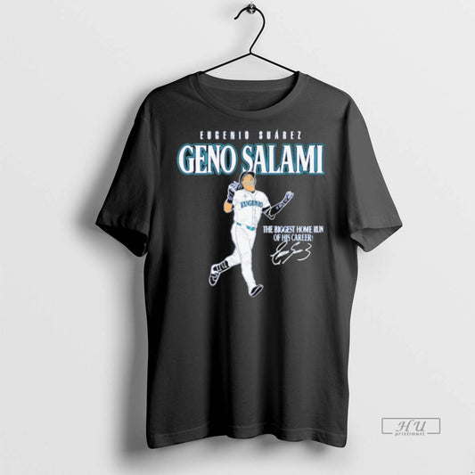 Limited Edition Geno Salami Eugenio Suarez Seattle Mariners The Biggest Home Run Of His Career