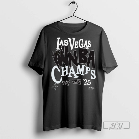 Limited Edition Las Vegas Aces Basketball 2025 Wnba Finals Champions Playa Society Graphic