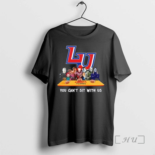 Limited Edition Liberty Flames Horror Movie Characters You Cant Sit With Us Halloween