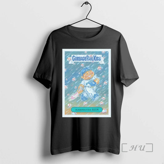 Limited Edition Seattle Mariners Garbage Pail Kids Mariners Marinated Ken Baseball