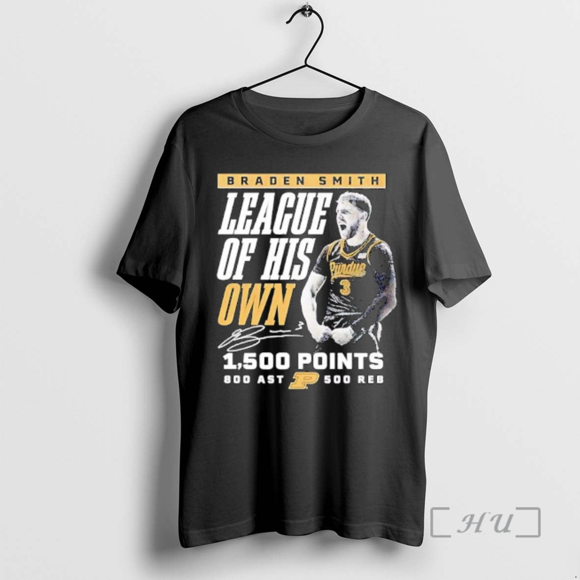 New Braden Smith League Of His Own Purdue Boilermakers 1500 Points Signature Ornaments Premium T-Shirts, Hoodie, Sweatshirt