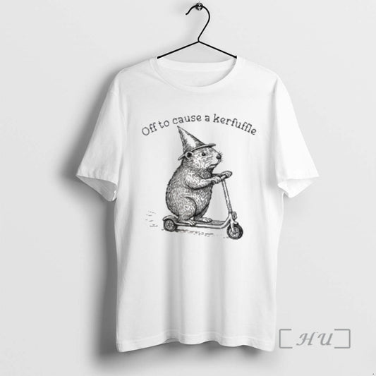 New Capybara Off To Cause A Kerfuffle T-Shirts, Hoodie, Sweatshirt | AU18TeeNovaLab.com