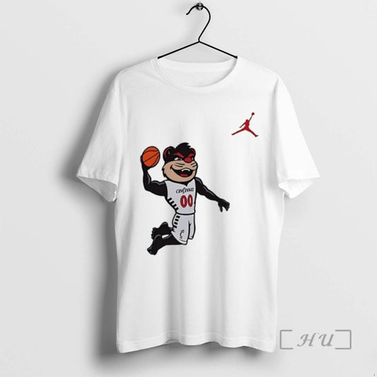 New Cincinnati Bearcats Mascot Playing Basketball Circle T-Shirts, Hoodie, Sweatshirt | AU18TeeNovaLab.com