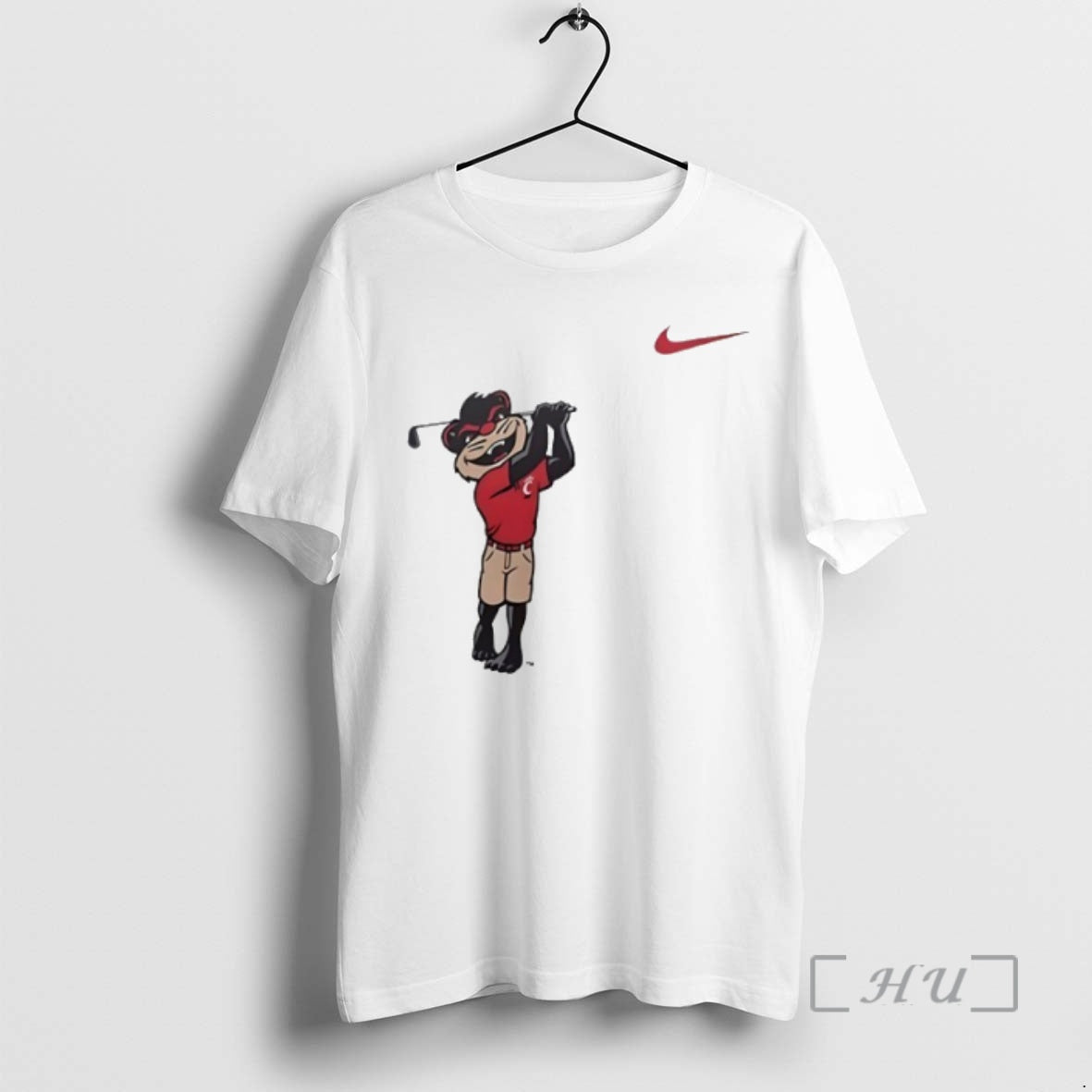 New Cincinnati Bearcats Mascot Playing Golf Circle T-Shirts, Hoodie, Sweatshirt | AU18TeeNovaLab.com