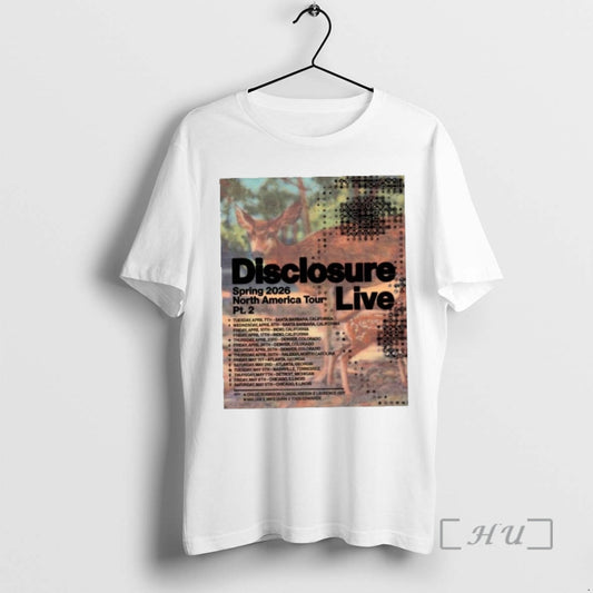 New Disclosure North America Tour Spring 2026 T-Shirts, Hoodie, Sweatshirt | AU18TeeNovaLab.com